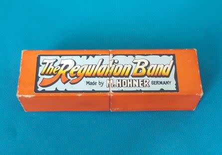 M. HOHNER HARMONICA "THE REGULATION BAND" IN ORIGINAL BOX