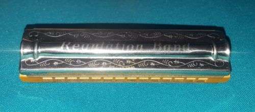 M. HOHNER HARMONICA "THE REGULATION BAND" IN ORIGINAL BOX