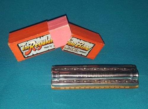 M. HOHNER HARMONICA "THE REGULATION BAND" IN ORIGINAL BOX
