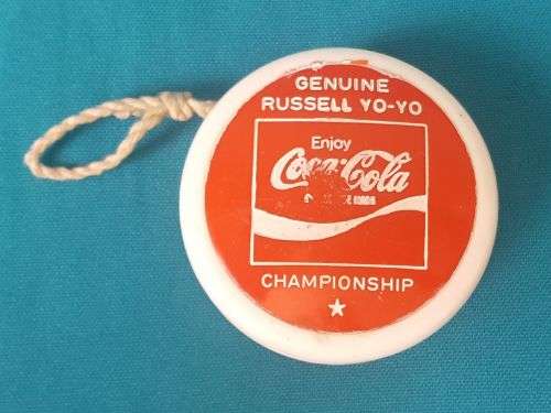 OLD COCA-COLA RUSSELL CHAMPIONSHIP YO-YO (ENG + AFR)