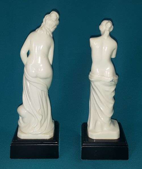 2 BEAUTIFUL VINTAGE GREEK FIGURINES/ STATUES
