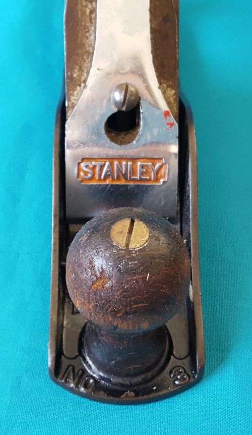 VINTAGE STANLEY BAILEY NO.3 WOODWORKING PLANE (ENGLAND)