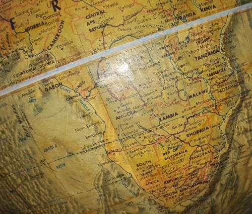 VINTAGE WORLD OCEAN SERIES GREAT WORLD GLOBE