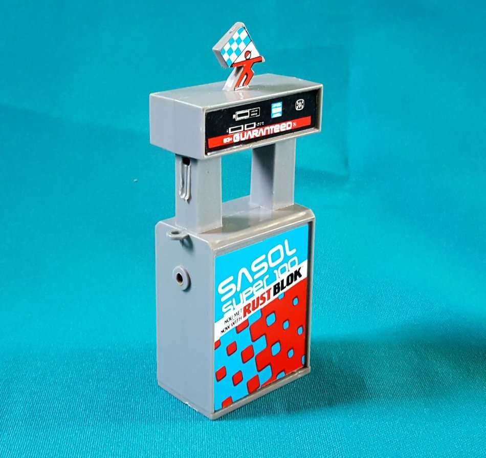 RARE MINIATURE SASOL PETROL PUMP