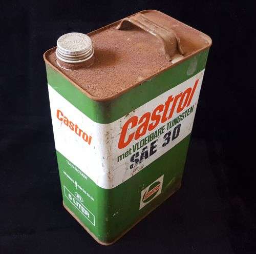 CASTROL OIL TIN 5 LITERS