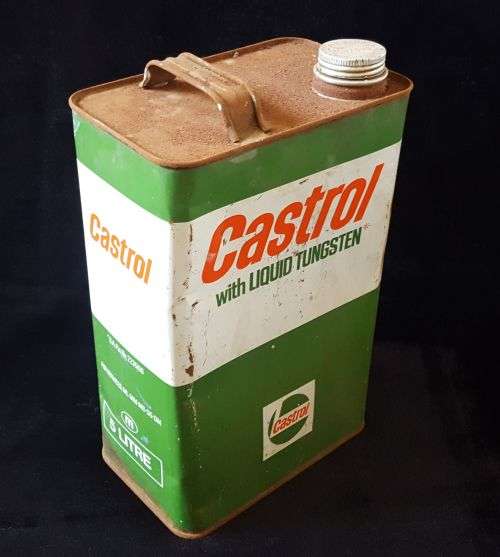 CASTROL OIL TIN 5 LITERS
