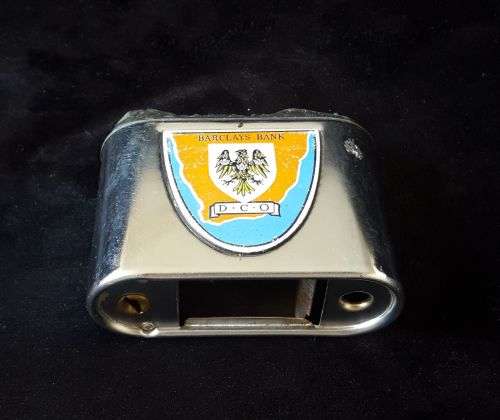 OLD BARCLAYS BANK (TABLE MOUNTAIN) SAVINGS BOX/ MONEY BANK