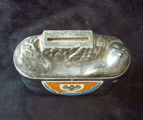 OLD BARCLAYS BANK (TABLE MOUNTAIN) SAVINGS BOX/ MONEY BANK