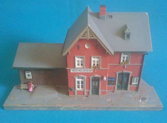 KIBRI TRAIN STATION, MADE IN WEST-GERMANY