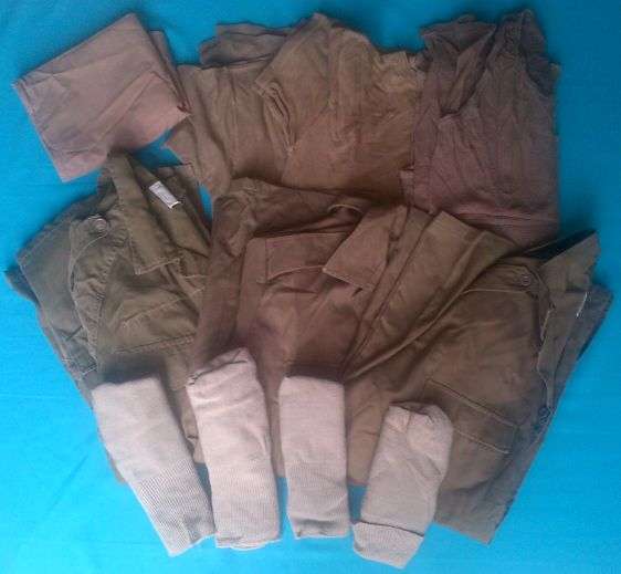 *LOT OF SADF NUTRIA SHIRTS, BUSH JACKET ETC*