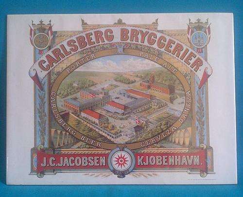NICE "CARLSBERG BEER" PICTURE PLAQUE FOR YOUR BAR