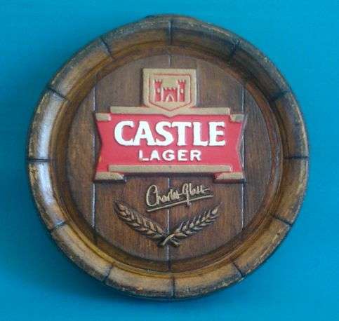 COLLECTABLE CASTLE LAGER BAR SIGN/ PLAQUE
