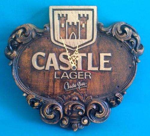 SUPERB CASTLE LAGER WALL CLOCK/ WATCH