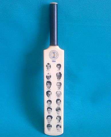 UNITED CRICKET BOARD 'SOUTH AFRICA' MINIATURE CRICKET BAT (1994)