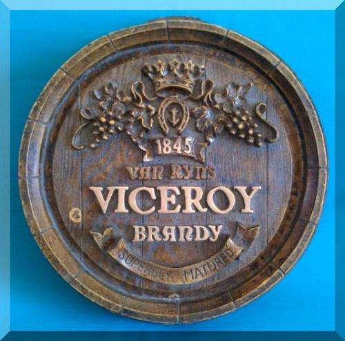 BARREL BAR SIGN: VICEROY BRANDY