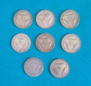 LOT OF OLD SOUTH AFRICAN TICKEY COINS