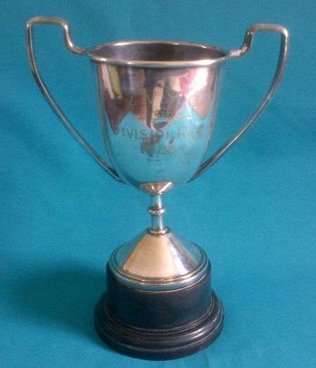 OLD SILVER PLATED TROPHY (1955)