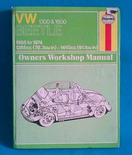 VW BEETLE 1300 & 1500 OWNERS WORKSHOP MANUAL (1965 - 1974)