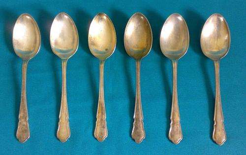 SET OF 6 E.P.N.S SHEFFIELD DESSRT SPOONS