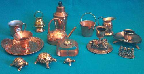 14 ASSORTED COPPER ITEMS