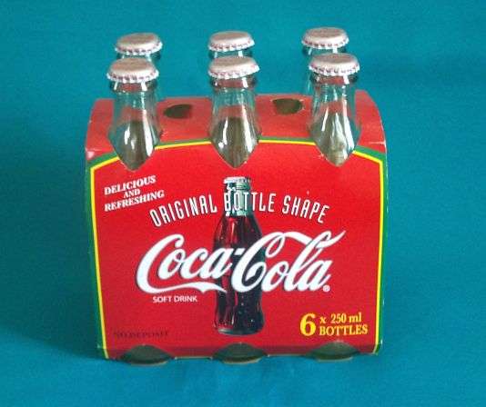 6X COCA-COLA BOTTLES - 2006