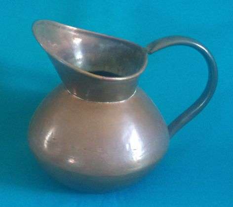 OLD HEAVY COPPER JUG