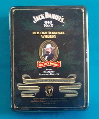 JACK DANIEL'S "OLD TIME" TENNESSEE WHISKY TIN