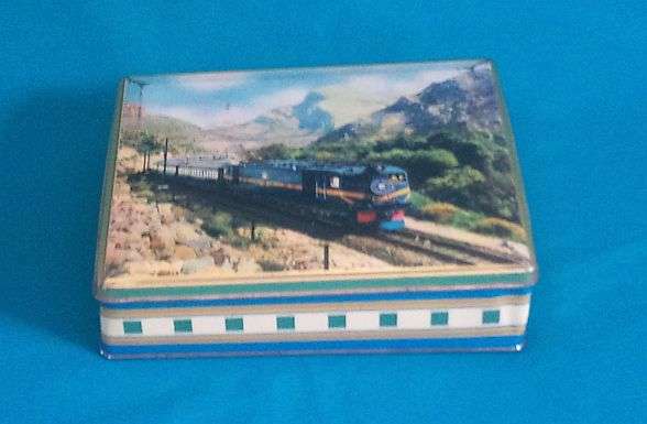 BLUE TRAIN TIN (EDWARD SHARP)