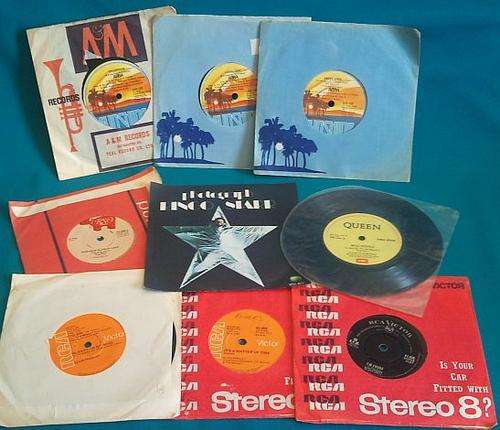 8 ASSORTED SEVEN SINGLES RECORDS