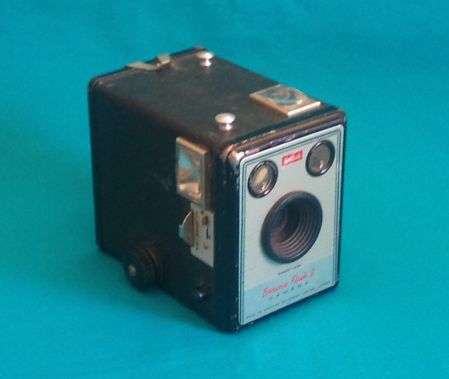 KODAK BROWNIE FLASH II BOX CAMERA, MADE IN ENGLAND