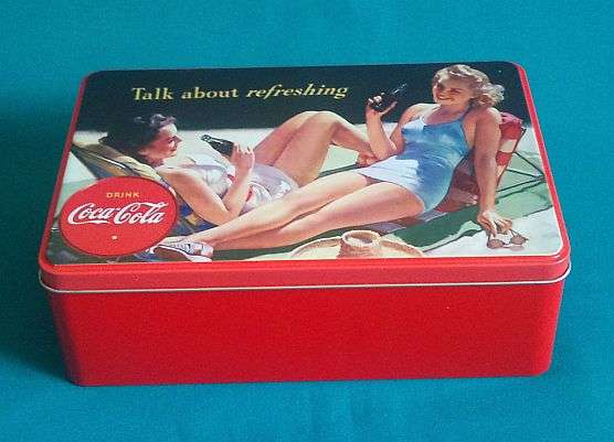 COCA-COLA BISCUIT TIN