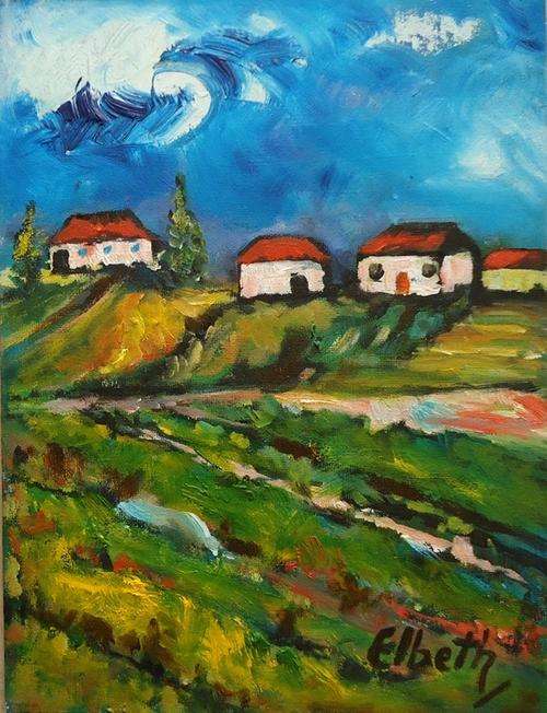 After the rain by Elbeth (Rina) Jonker