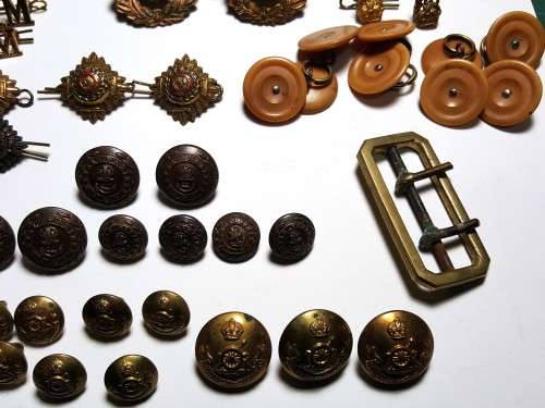 Royal Marines badges buttons