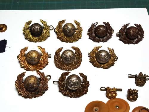 Royal Marines badges buttons