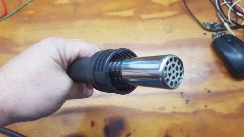 Hot air reworking station element