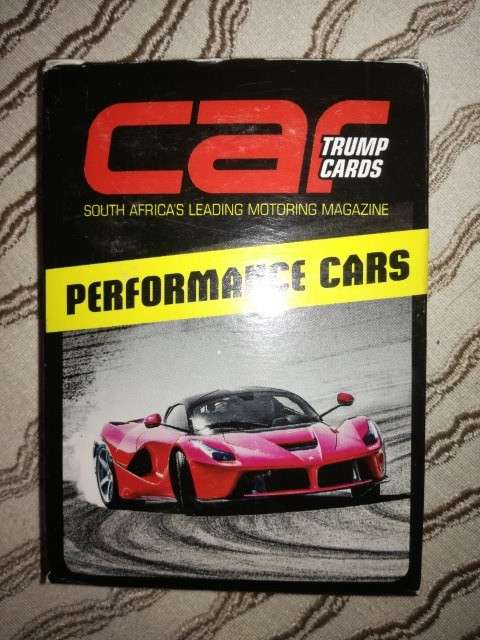 Card Games Collectors` Performance Cars