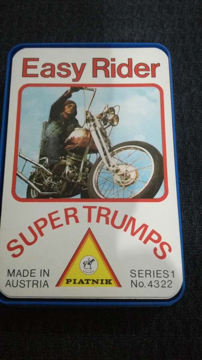 Card Games Collectors` Super Trumps Game Easy Rider Game
