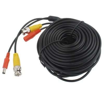 50m CCTV ready made Cable(Video & Power) Coaxial BNC Male  Coaxial BNC Male