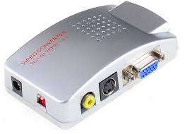 PC VGA to TV Video Av adapter Converter video Switch Box