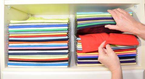 T-SHIRT ORGANIZING SYSTEM 10 PACK