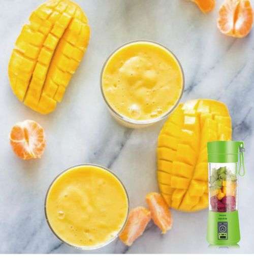 Portable USB Electric Fruit Citrus Juicer Bottle Handheld Milkshake Smoothie Maker Rechargeable