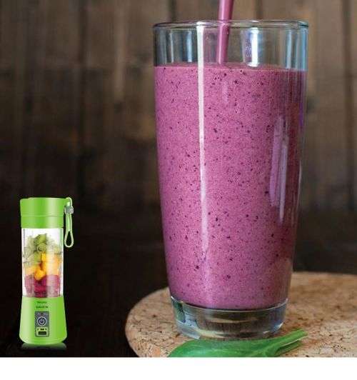 Portable USB Electric Fruit Citrus Juicer Bottle Handheld Milkshake Smoothie Maker Rechargeable