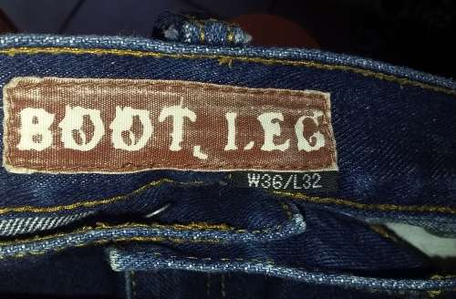 Mens Jeans Size 36 Bootleg