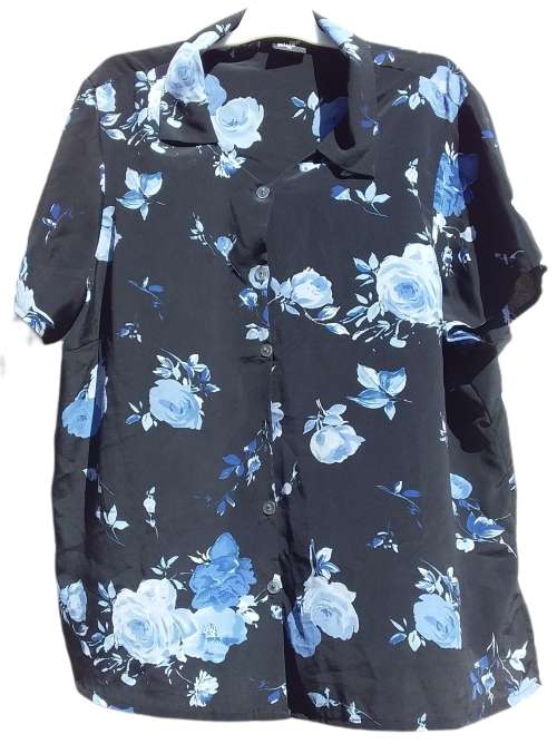 Black and Blue Blouse size 50