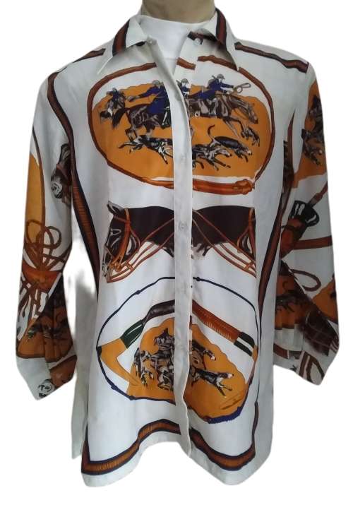 Mens Collector`s Animal Print Shirt Large