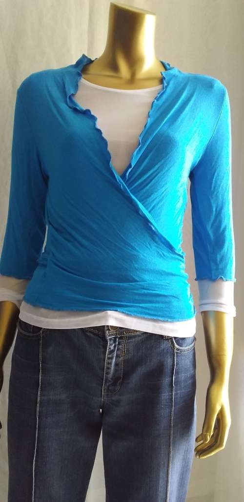 Blue Cardigan/Wrap size Small, medium or large