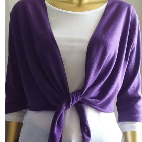 Ladies Purple Cardigan Size Small, medium, large