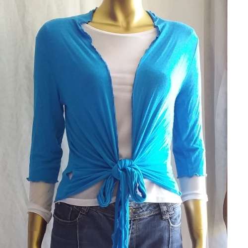 Blue Cardigan/Wrap size Small, medium or large