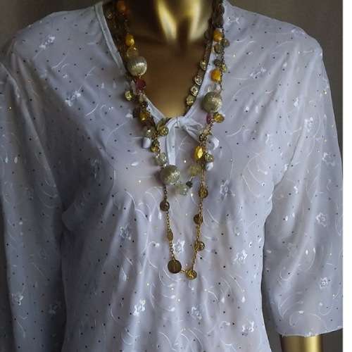 White Ladies Shirt Medium