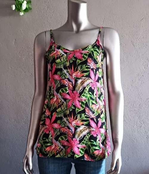 Pink Floral Top size small